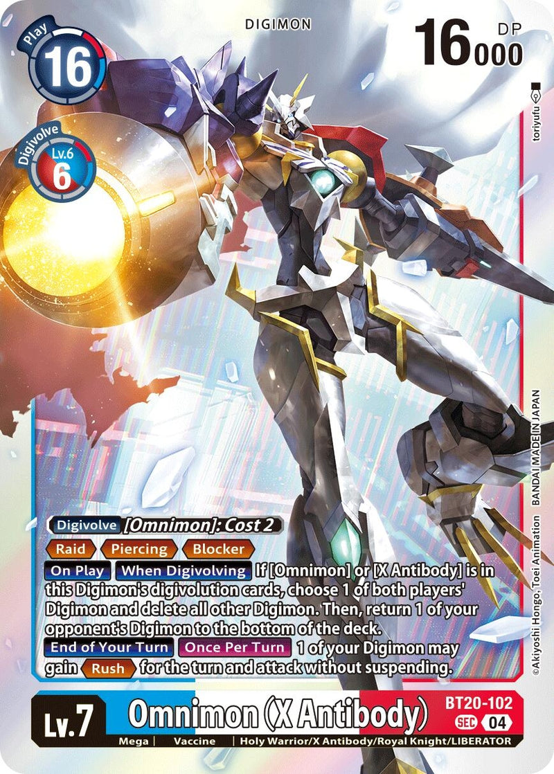 Image for Omnimon (X Antibody) (BT20-102 SEC) [BT19-20]
