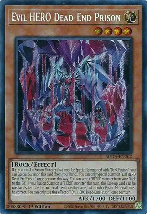 Image for Evil HERO Dead-End Prison (SUDA-EN002) (Supreme Darkness) - YuGiOh
