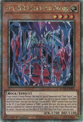 Image for Evil HERO Dead-End Prison (Quarter Century Secret Rare) (SUDA-EN002) (Supreme Darkness) - YuGiOh