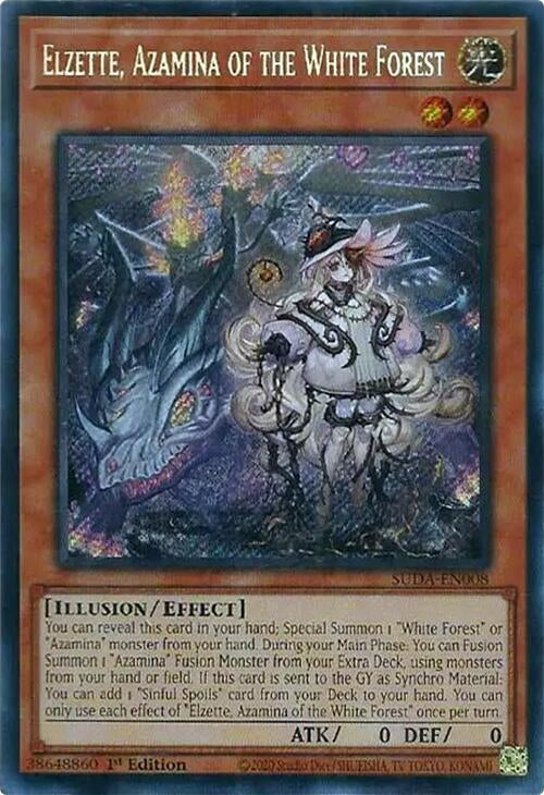 Image for Elzette, Azamina of the White Forest (SUDA-EN008) (Supreme Darkness) - YuGiOh