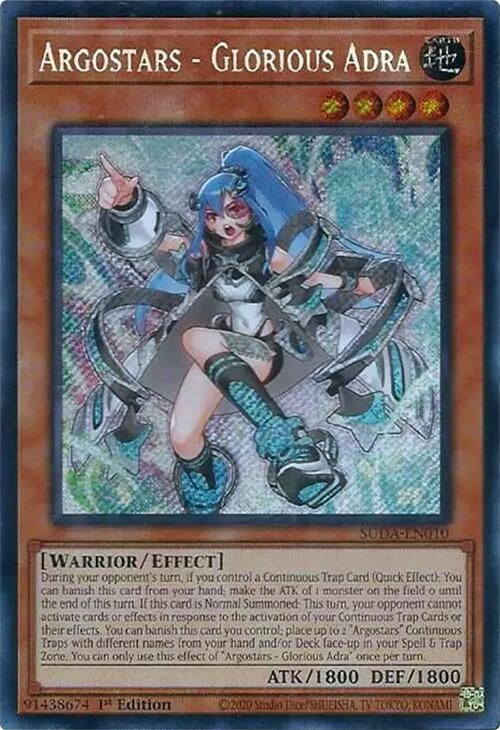 Image for Argostars - Glorious Adra (SUDA-EN010) (Supreme Darkness) - YuGiOh
