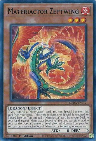 Image for Materiactor Zeptwing (SUDA-EN012) (Supreme Darkness) - YuGiOh