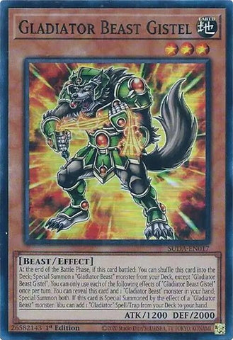 Image for Gladiator Beast Gistel (SUDA-EN017) (Supreme Darkness) - YuGiOh