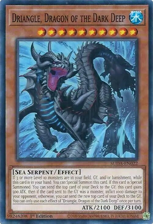 Image for Driangle, Dragon of the Dark Deep (SUDA-EN022) (Supreme Darkness) - YuGiOh
