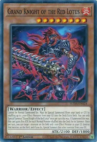 Image for Grand Knight of the Red Lotus (SUDA-EN024) (Supreme Darkness) - YuGiOh