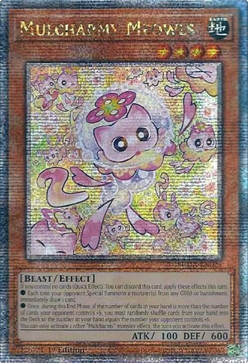 Image for Mulcharmy Meowls (Quarter Century Secret Rare) (SUDA-EN025) (Supreme Darkness) - YuGiOh