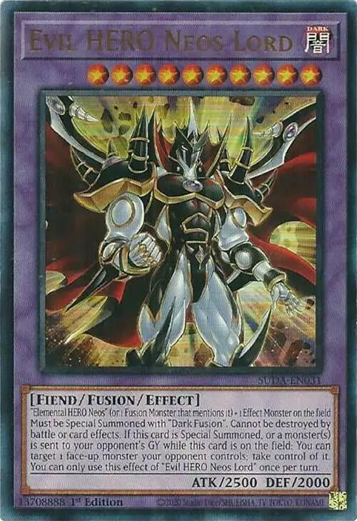 Image for Evil HERO Neos Lord (SUDA-EN031) (Supreme Darkness) - YuGiOh
