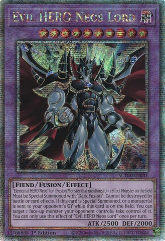 Image for Evil HERO Neos Lord (Quarter Century Secret Rare) (SUDA-EN031) (Supreme Darkness) - YuGiOh