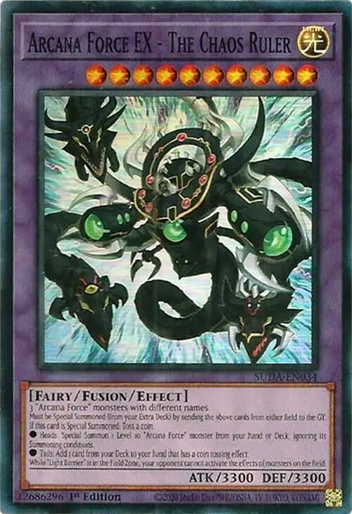 Image for Arcana Force EX - The Chaos Ruler (SUDA-EN034) (Supreme Darkness) - YuGiOh