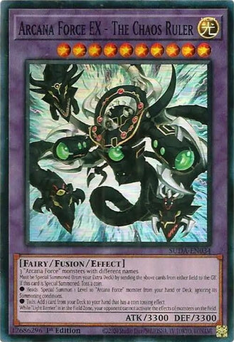 Image for Arcana Force EX - The Chaos Ruler (SUDA-EN034) (Supreme Darkness) - YuGiOh
