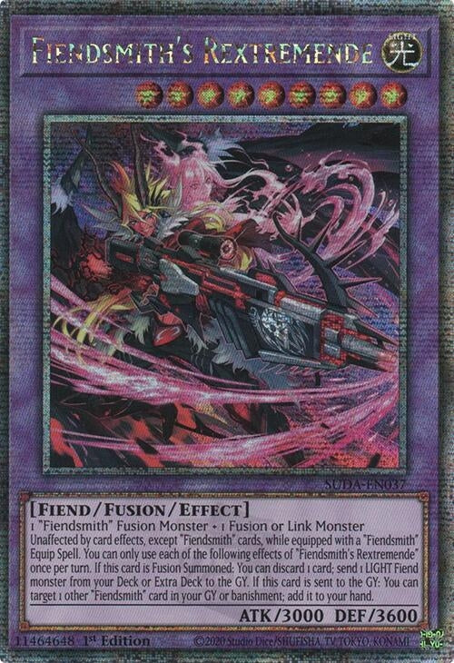 Image for Fiendsmith's Rextremende (Quarter Century Secret Rare) (SUDA-EN037) (Supreme Darkness) - YuGiOh