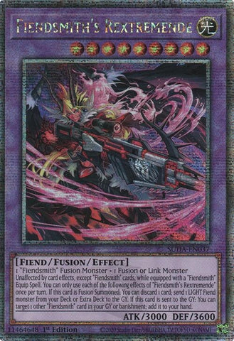 Image for Fiendsmith's Rextremende (Quarter Century Secret Rare) (SUDA-EN037) (Supreme Darkness) - YuGiOh