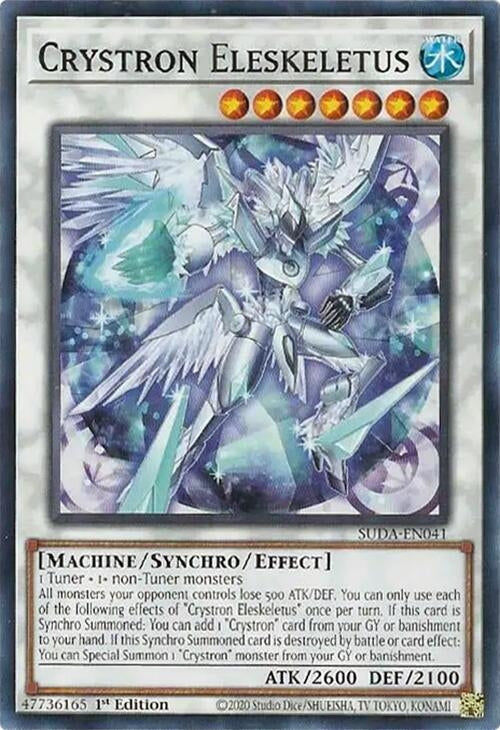 Image for Crystron Eleskeletus (SUDA-EN041) (Supreme Darkness) - YuGiOh