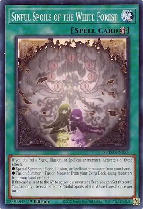 Image for Sinful Spoils of the White Forest (SUDA-EN055) (Supreme Darkness) - YuGiOh