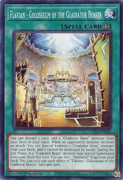 Image for Flavian - Colosseum of the Gladiator Beasts (SUDA-EN060) (Supreme Darkness) - YuGiOh