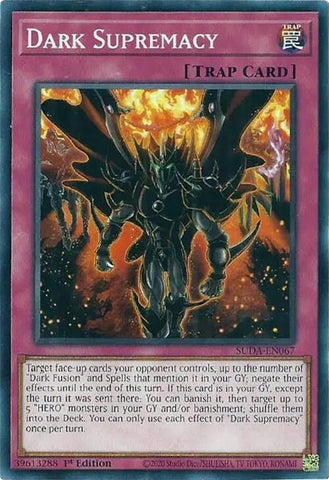 Image for Dark Supremacy (SUDA-EN067) (Supreme Darkness) - YuGiOh