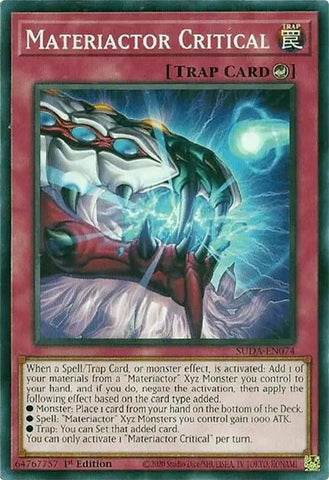 Image for Materiactor Critical (SUDA-EN074) (Supreme Darkness) - YuGiOh