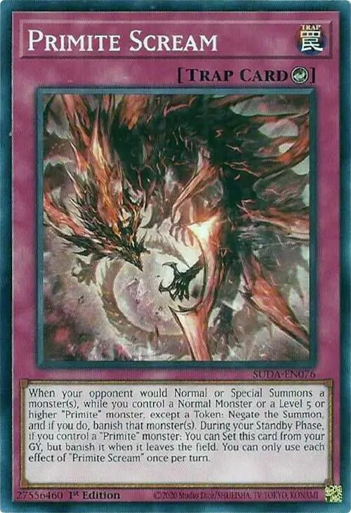 Image for Primite Scream (SUDA-EN076) (Supreme Darkness) - YuGiOh