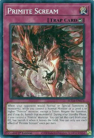 Image for Primite Scream (SUDA-EN076) (Supreme Darkness) - YuGiOh