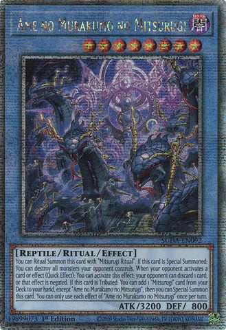 Image for Ame no Murakumo no Mitsurugi (Quarter Century Secret Rare) (SUDA-EN092) (Supreme Darkness) - YuGiOh