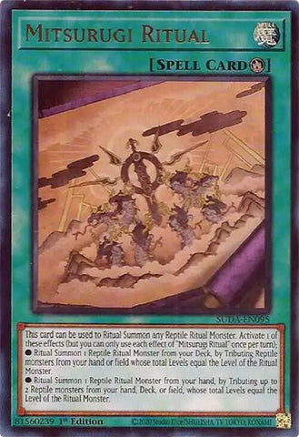 Image for Mitsurugi Ritual (SUDA-EN095) (Supreme Darkness) - YuGiOh