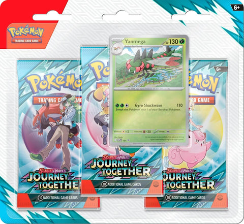 Image for Journey Together 3 Pack Blister [Yanmega] - Pokemon