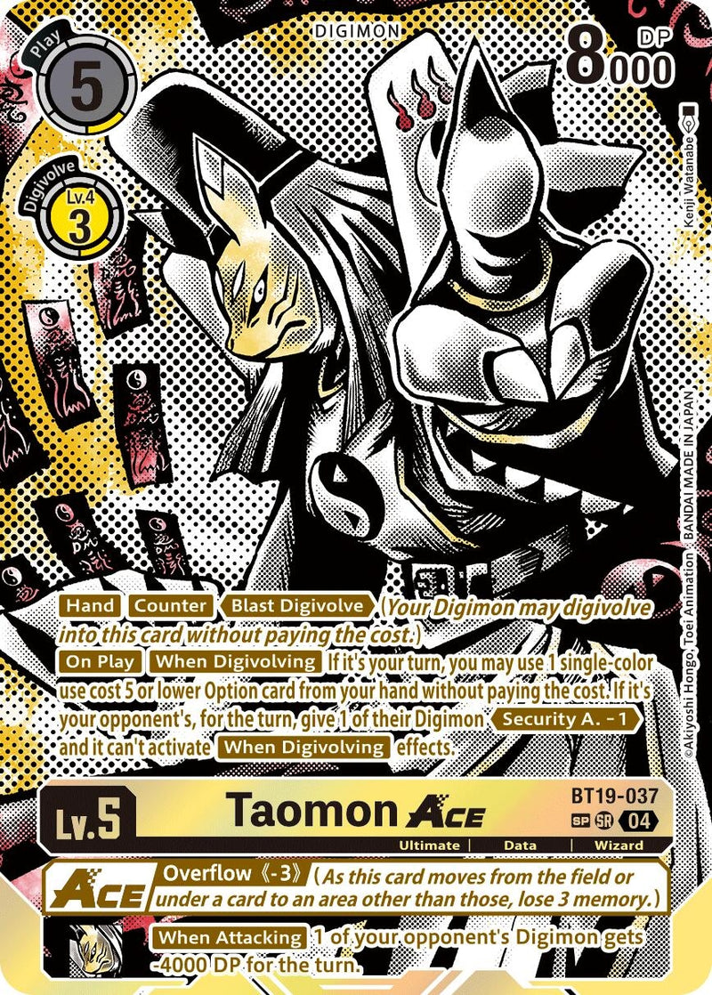Image for Taomon ACE (Textured) (BT19-037 SR) [BT19-20]