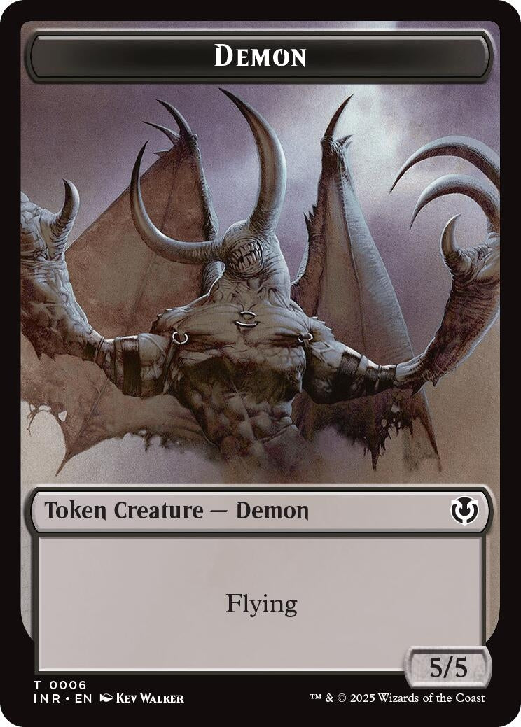 Image for Demon // Human Cleric Double-Sided Token (6 // 19) (INR)