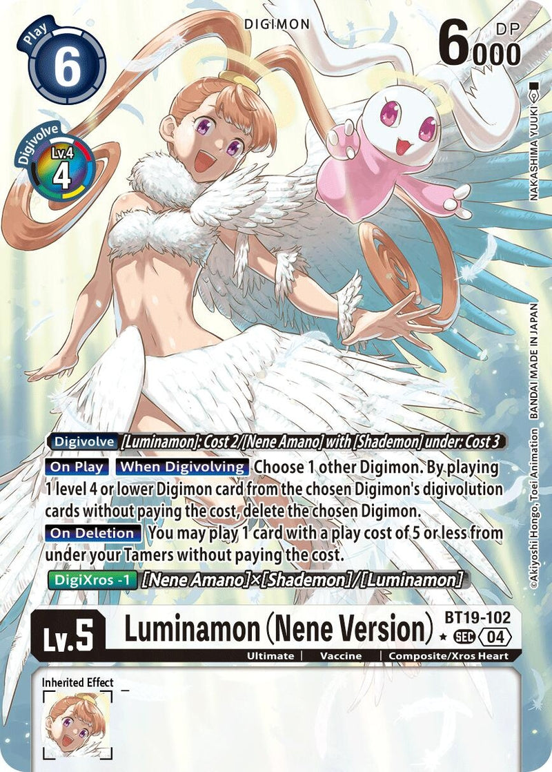 Image for Luminamon (Nene Version) (Alternate Art) (BT19-102 SEC) [BT19-20]