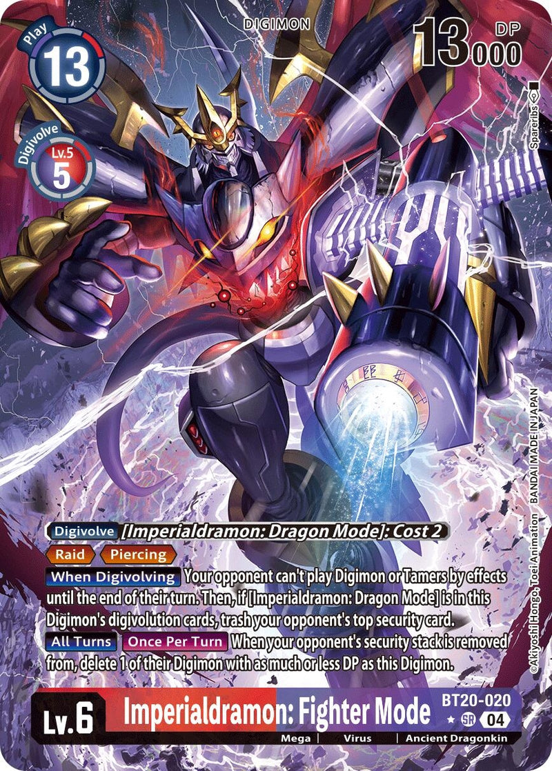 Image for Imperialdramon: Fighter Mode (Alternate Art) (BT20-020 SR) [BT19-20]