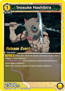 Image for Inosuke Hashibira (015) (UEPR/KMY-1-015) [UE05BT: Demon Slayer: Kimetsu no Yaiba Release Event Cards]