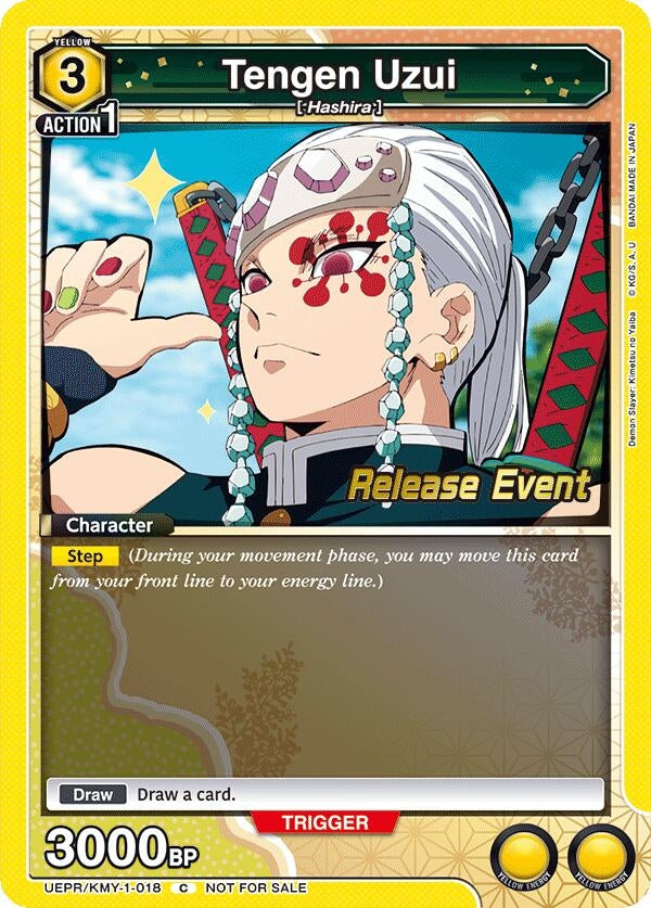 Image for Tengen Uzui (018) (UEPR/KMY-1-018) [UE05BT: Demon Slayer: Kimetsu no Yaiba Release Event Cards]