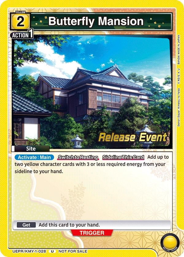 Image for Butterfly Masnion (UEPR/KMY-1-028) [UE05BT: Demon Slayer: Kimetsu no Yaiba Release Event Cards]