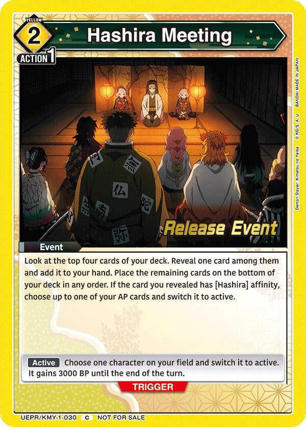 Image for Hashira Meeting (UEPR/KMY-1-030) [UE05BT: Demon Slayer: Kimetsu no Yaiba Release Event Cards]