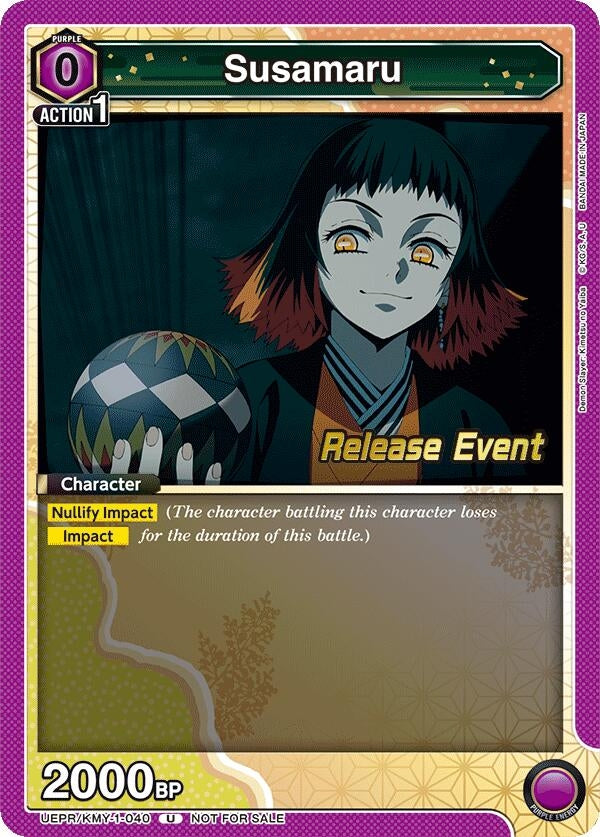 Image for Susamaru (UEPR/KMY-1-040) [UE05BT: Demon Slayer: Kimetsu no Yaiba Release Event Cards]