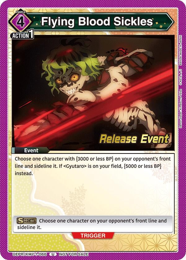 Image for Flying Blood Sickles (UEPR/KMY-1-066) [UE05BT: Demon Slayer: Kimetsu no Yaiba Release Event Cards]