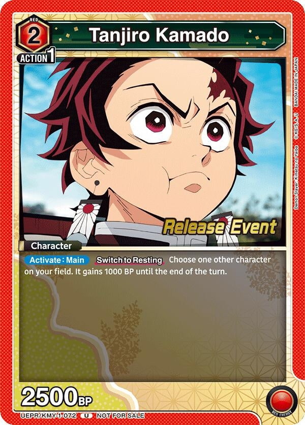 Image for Tanjiro Kamado (072) (UEPR/KMY-1-072) [UE05BT: Demon Slayer: Kimetsu no Yaiba Release Event Cards]