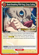 Image for Beast Breathing Fifth Fang: Crazy Cutting (UEPR/KMY-1-098) [UE05BT: Demon Slayer: Kimetsu no Yaiba Release Event Cards]