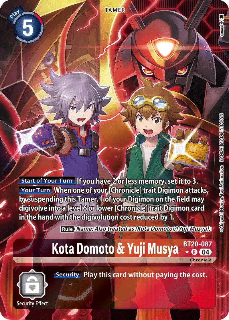 Image for Kota Domoto & Yuji Musya (Alternate Art) (BT20-087 R) [BT19-20]