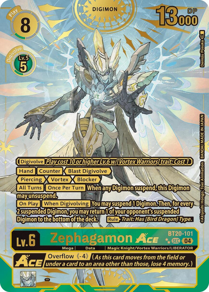 Image for Zephagamon ACE (Textured) (BT20-101 SEC) [BT19-20]
