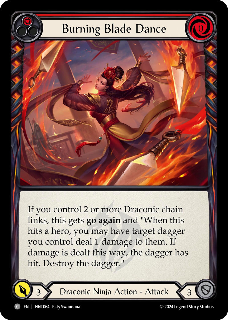 Image for Burning Blade Dance (Red) (HNT064)