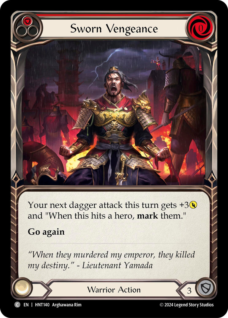 Image for Sworn Vengeance (Red) (HNT140)