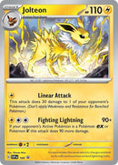 Image for Jolteon - 169 (169) (SV: Scarlet & Violet Promo Cards) - Pokemon