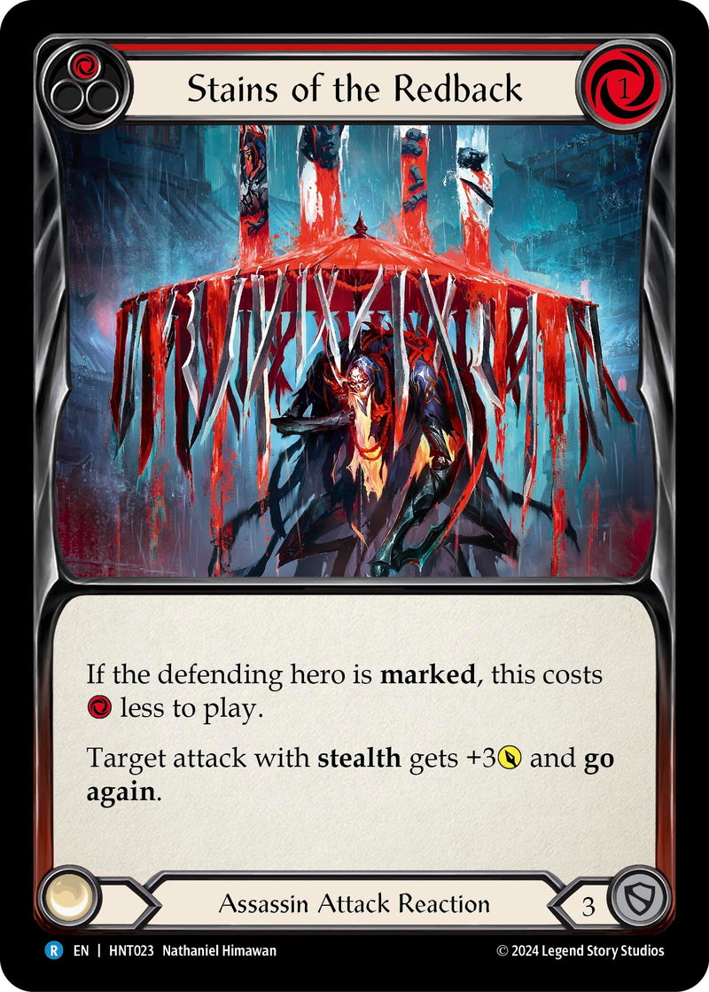 Image for Stains of the Redback (Red) (HNT023)