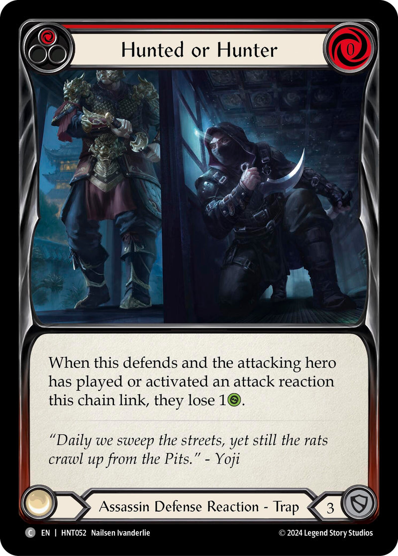 Image for Hunted or Hunter (Red) (HNT052)