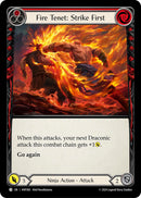 Image for Fire Tenet: Strike First (Red) (HNT083)