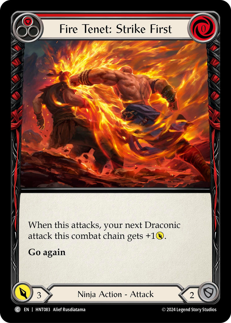 Image for Fire Tenet: Strike First (Red) (HNT083)
