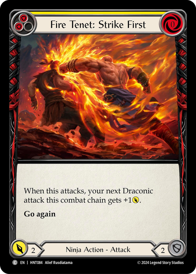 Image for Fire Tenet: Strike First (Yellow) (HNT084)