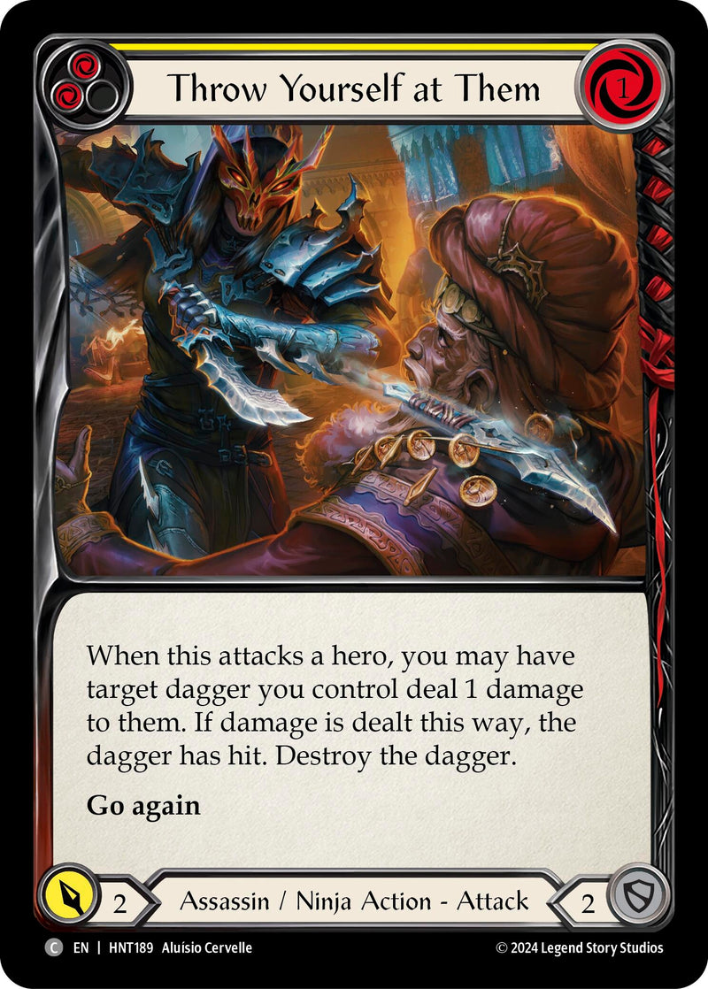 Image for Throw Yourself at Them (Yellow) (HNT189)