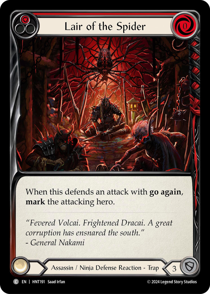 Image for Lair of the Spider (Red) (HNT191)